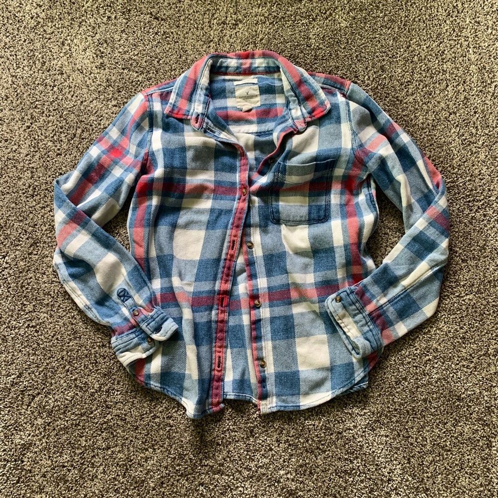 American Eagle plaid flannel